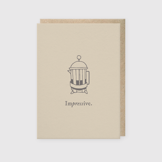 Impressive French Press - Card