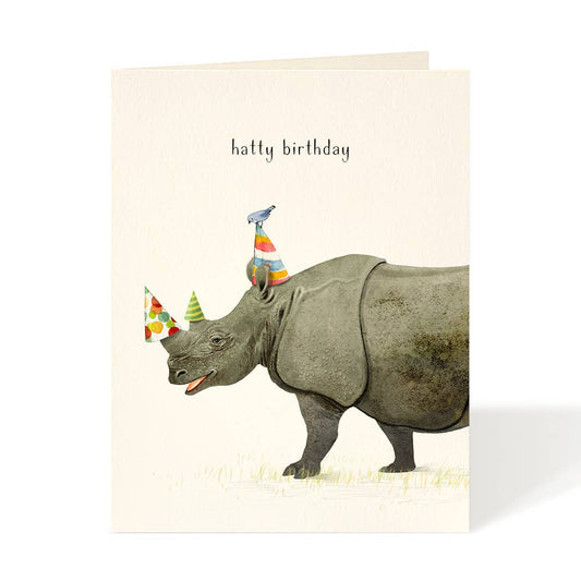 Hatty Birthday - Rhino Card